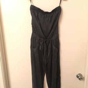 Bebe midnight, sleeveless jumpsuit XS